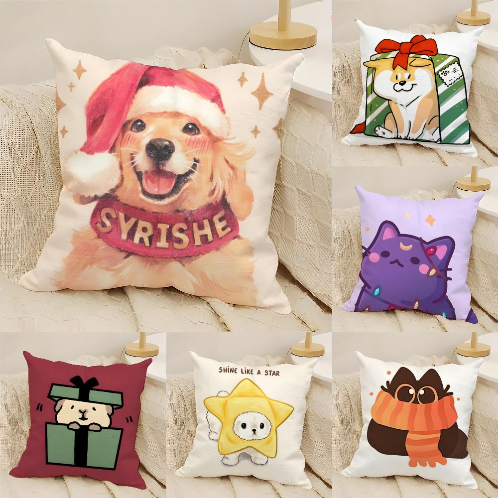 Funny Animals On The Internet Pillow Case Home Living Room Decoration Linen Pillowcover Pillow Cases Cushion Cover