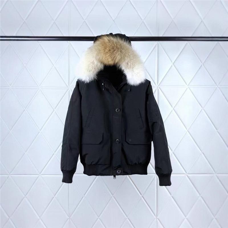 Chilliwack goose down jacket bomber jacket women's hooded short coat