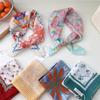 55*55cm Cotton Linen Square Scarf Women soft Neck Tie Female neckerchife Summer Sunscreen Hair Bandanas Female Foulard Hijab