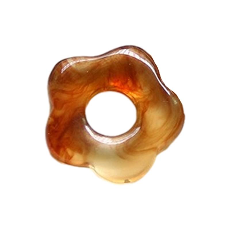 

Resin Flower Pendant Hollow Five Petal Floral Charm Jewelry DIY Supplies for Necklace Bracelet Earring Jewelry Making янтарь