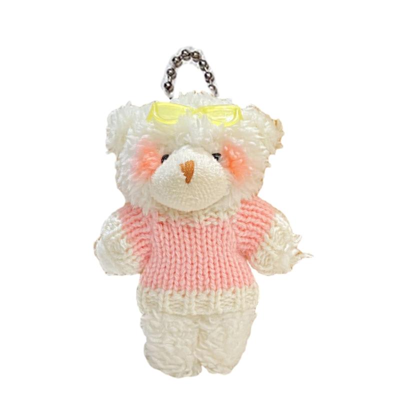 Bag Pendant Cute Backpack Pendant Plush Dolls Keychains Plush Material for Keys