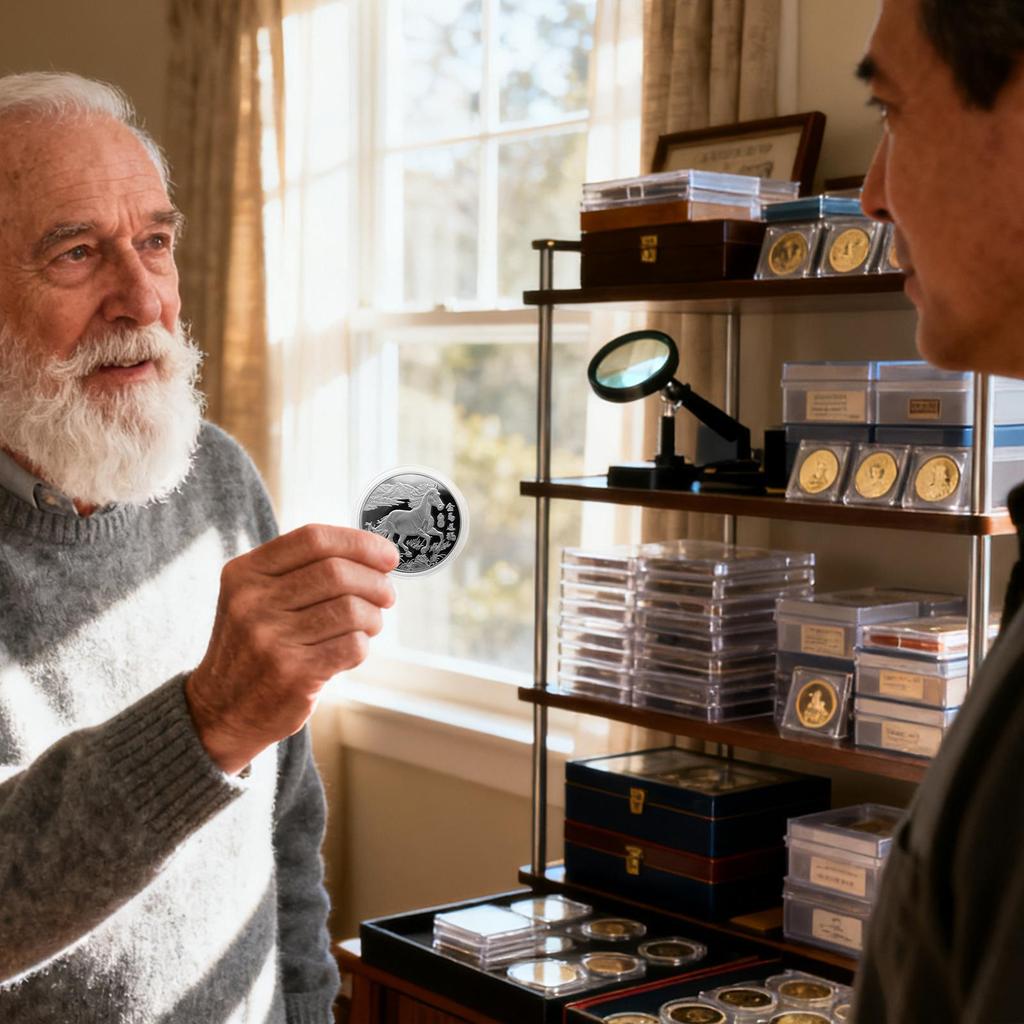 2026 Year of the Horse Commemorative Coin Collectible Keepsake Memorial Coin Wealth-Attracting Keepsake Lunar Horse Coin