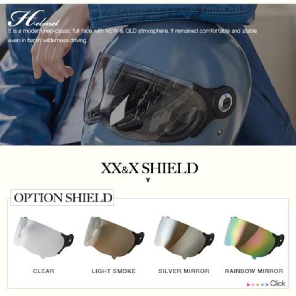 RIDEZ XX Full Face Matte Size L with Standard Clear Streamlined Design Helmet, Black, (Under 59-60cm), Motorcycle, Shield, Neo-Classic