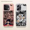 Jednodílný Anime P-Piece Pouzdro na telefon pro Xiaomi Redmi Note 13 Pro 12 11Pro 10 10S 11S 12S 12 14 Pro Plus 10Pro Kryt