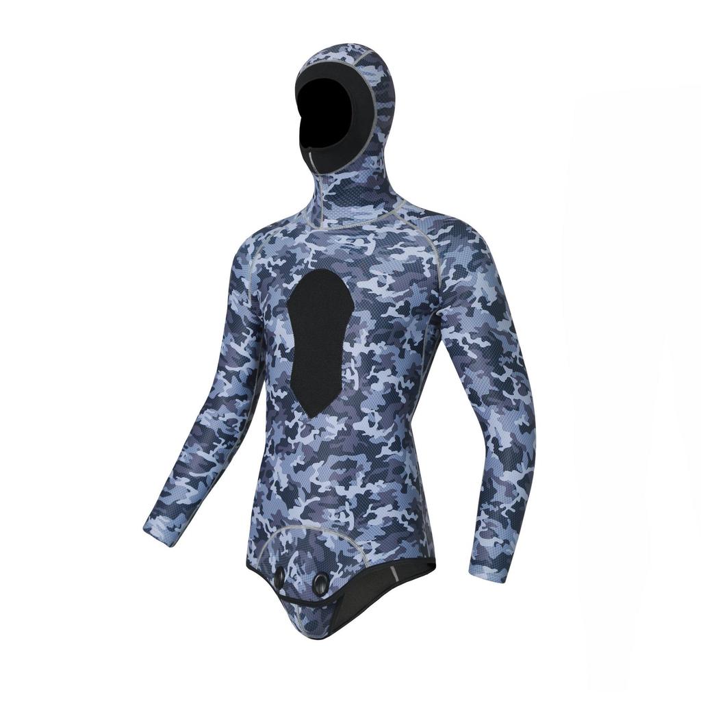 "3mm Long Sleeve Diving Suit - Warm, Elastic & Jellyfish-Resistant for Snorkeling, Surfing, & Fishing"