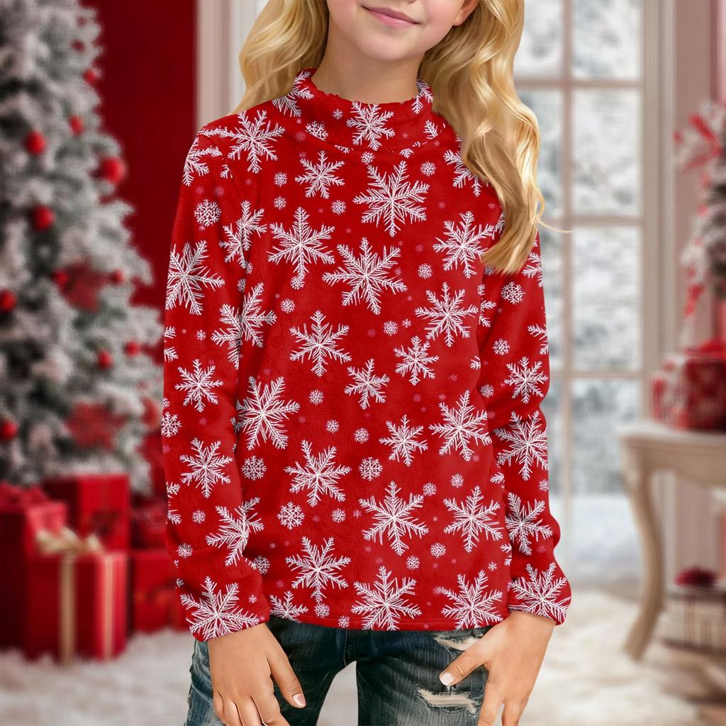 Kinder Alltags Langarm T-Shirt mit Aufdruck