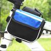 Bicycle Bag Anti-crack Reflective Strip Shockproof Large Capacity High Strength 3-in-1 Bike Front Beam Upper Tube Saddle Bag Bicycle Accessories