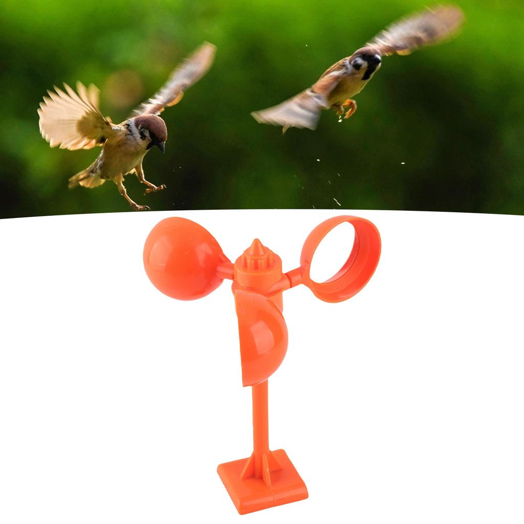 360 degrees  Reflective Bird Deterrent with Rotating Flashing Mechanisms, for Orchard, Farm, Land and Pond