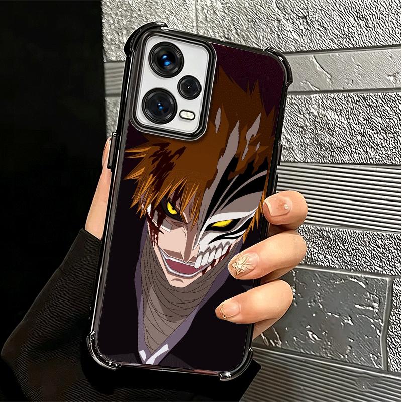 Bleach Kurosaki Ichigo Soft Phone Case For Xiaomi Redmi Note 14 15 Pro Plus 13 12 11S 11T 5G 10 9S 9 Plating Anti-Fall Fundas