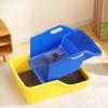 Litter Box Open And Easy To Clean Semi-Closed Extra Large Sloth Litter Box Spatter-Proof Pet Cat Potty