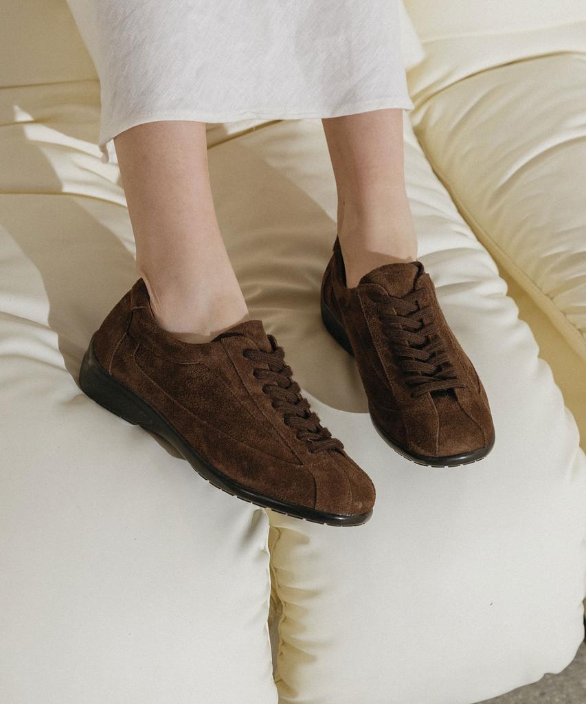 Glen-Waverley 03150 Amos Derby Sneakers (Suede Brown)