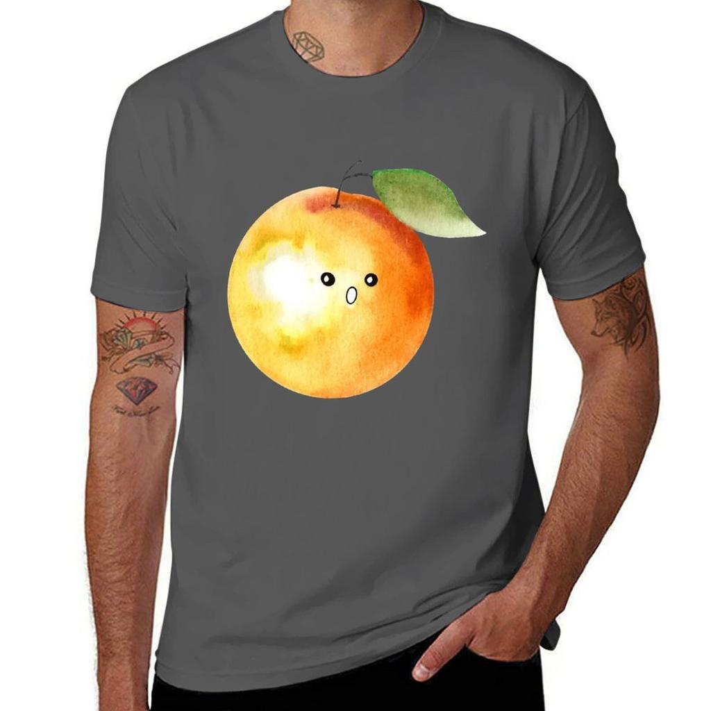 Shocked Orange Tshirt Casual Street Style Short Sleeve Tee