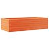 Plant Pot Wax Brown 90 X 40 X 23 Cm Solid Pine Wood