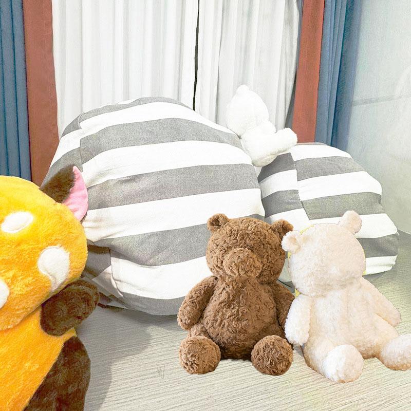 Przenośny Pojemnik na Zabawki Zwierząt Zamek Błyskawiczny Pufa Podróżna Przechowywanie Ubrań Kołdry Duża Pojemność Dzieci Dzieci Pluszowy Organizer na Zabawki