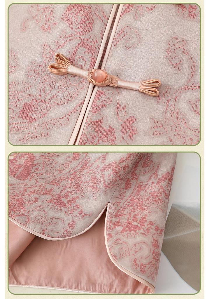 2026 Jacquard Chinese-Style Round Neck Tang Suit Vest