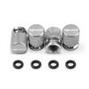 AJR1 4PCS Car Wheel Tire Valve Caps Tyre Stem Covers Airdust Waterproof For Ford Ranger Accessories