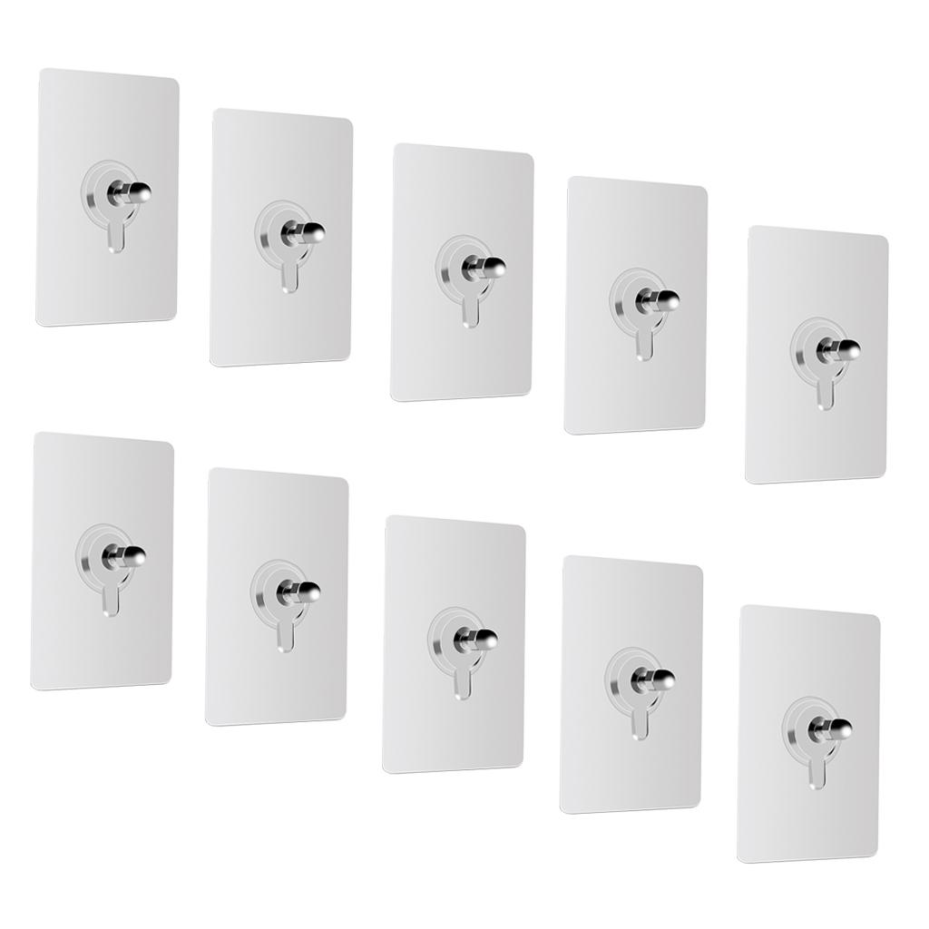 Nails Heavy Duty Wall Hooks Door Non-marking Screw Drill Self-waterproof
