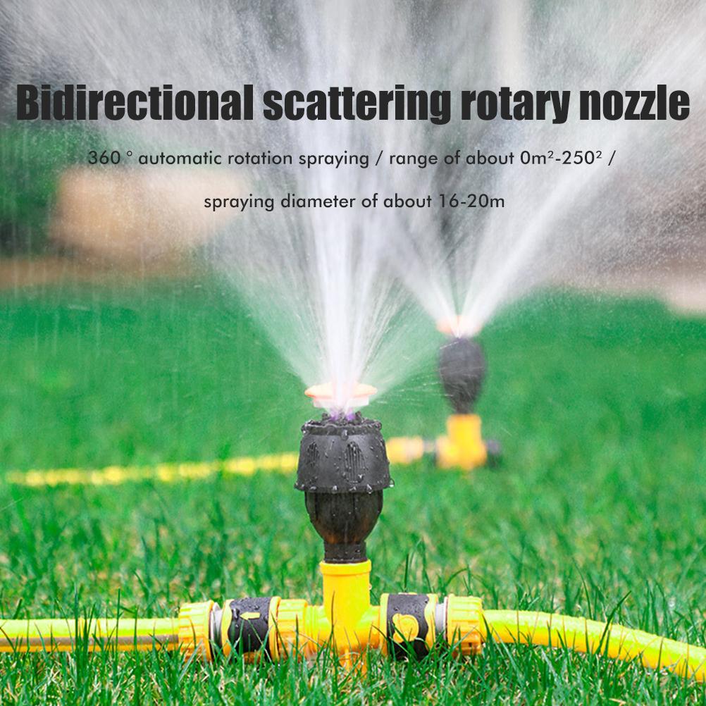 360 degrees Rotating Auto Irrigation System Garden Lawn Sprinkler Grass Water Sprinkler System Garden Hose Sprinkler