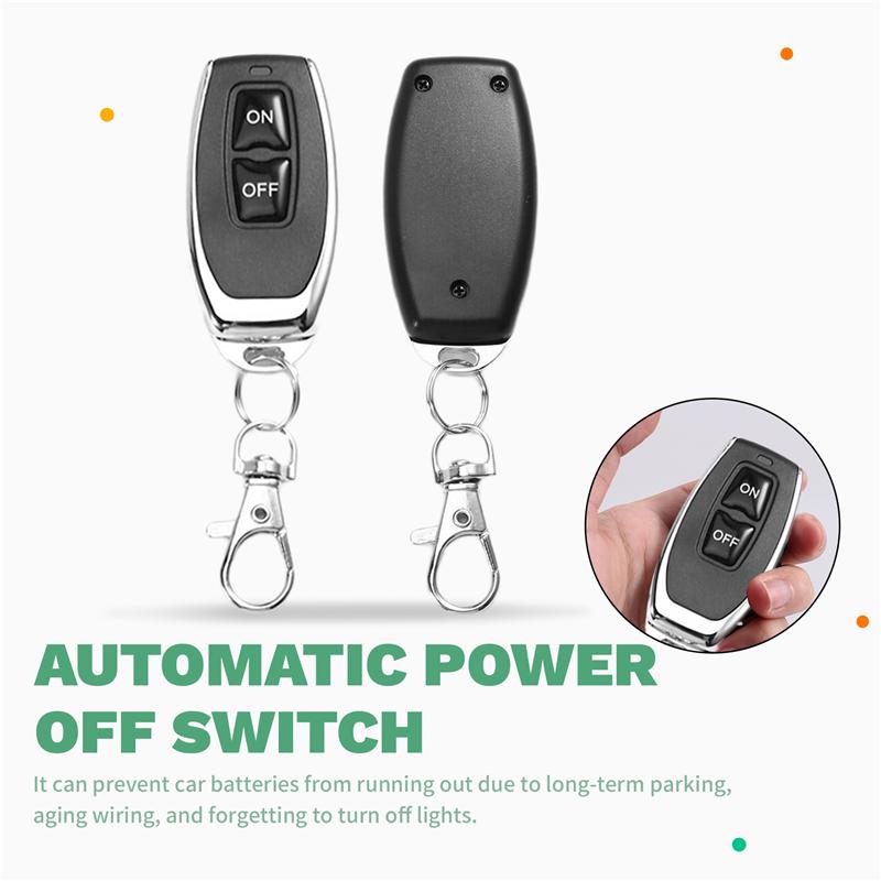 

NEW-For Car Boat Battery Power-Off Switch 12V/24V 240A Smart Disconnect Switch,Automatic
