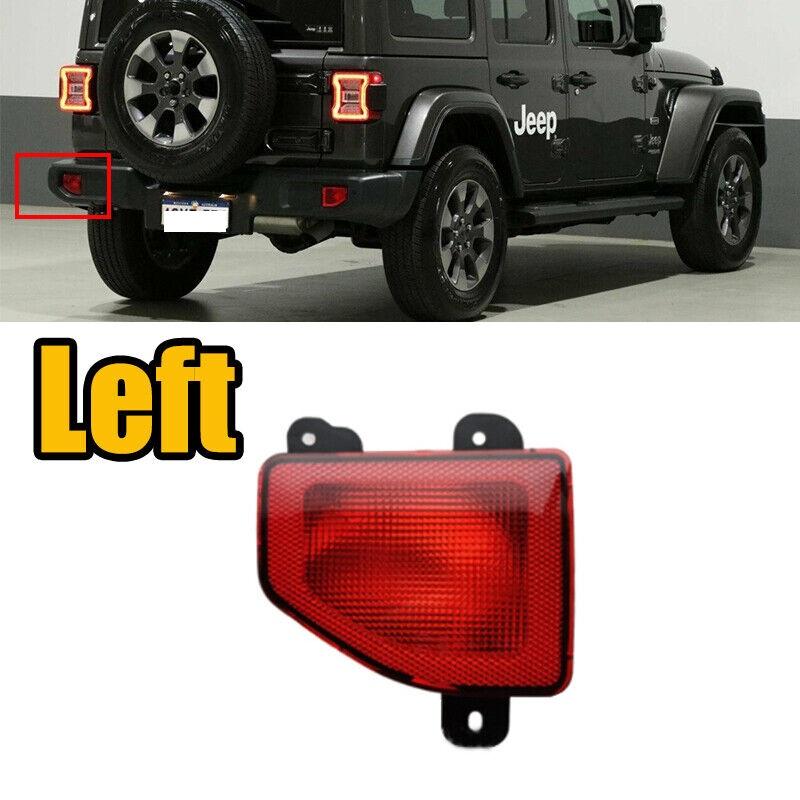 Rear Bumper Reflector Light Brake Light Fog Lamp Cover For Jeep Wrangler JL 2018    Left/Right 68281932AC 68281933AC Left
