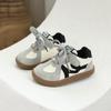 Kids Slip-On Casual Sneakers Boys Girls Soft Rubber Sole Lightweight PU Upper Toddler Low-Top Shoes