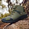 Men's Summer Mountaineering Shoes Waterproof Leather Sneakers Warm Men's Boots Outdoor Hiking Boots Work Shoes Zapatillas Hombre