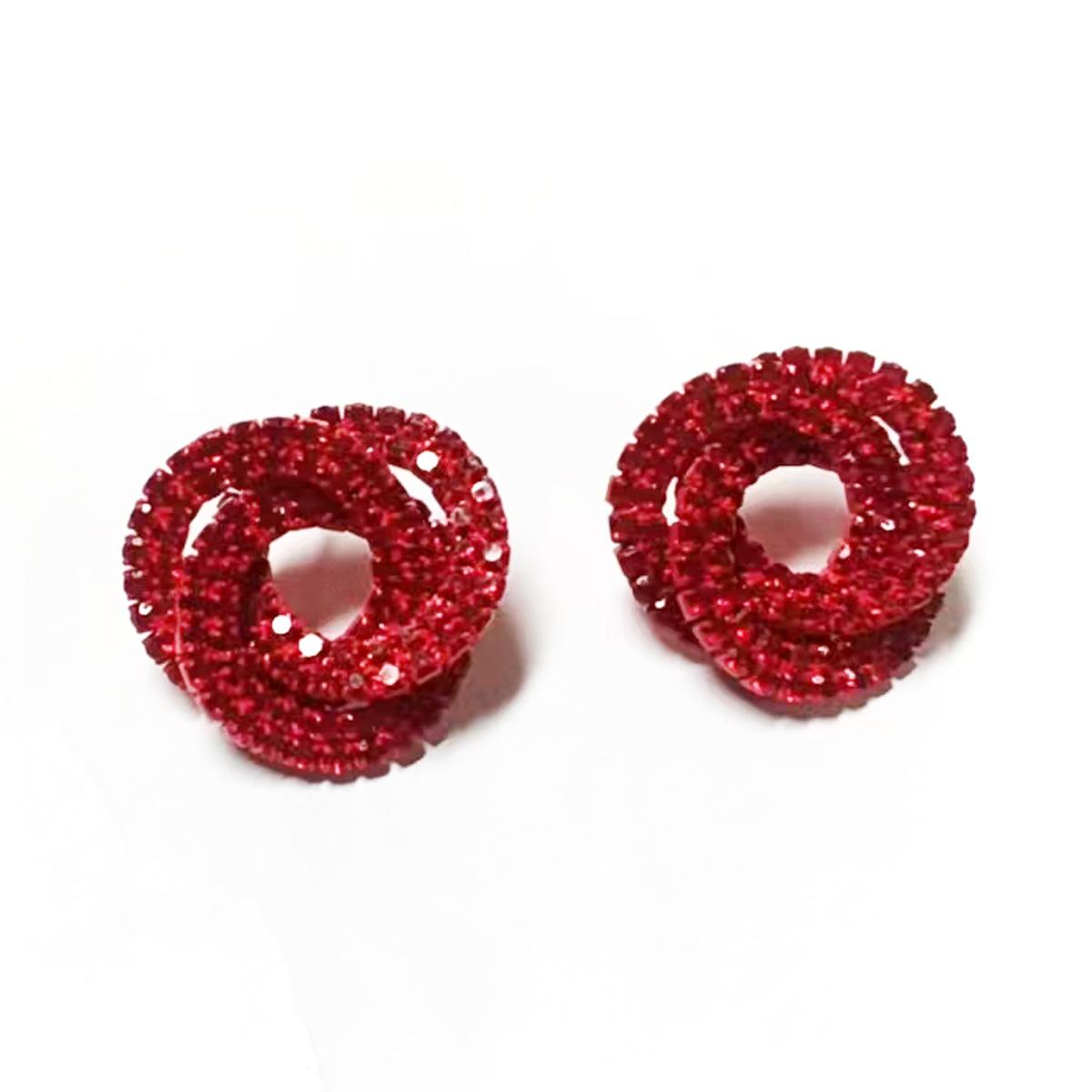 

Европа и Соединенные Штаты Простые дикие геометрические полые полые бриллиантовые серьги женские роскошные нишевые дизайн темпераментные серьги