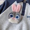 Autumn Rabbit Long Sleeve Top & Pants Set for Baby Girls - AQB108
