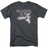 26 Battlestar Galactica Mark II Viper T Shirt Licensed Sci-Fi TV Show Tee Charcoal Unisex T-Shirt