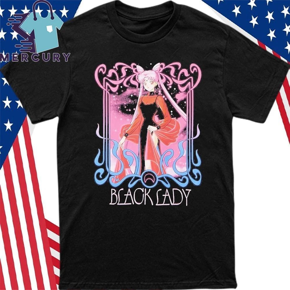 Pretty Guardian Sailor Moon Black Lady Girls Shirt 4XL
