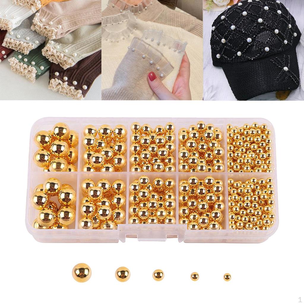 , Loose Beads Home Decor DIY Supplies No Hole Undrilled for Bead Setting Machine Crafts