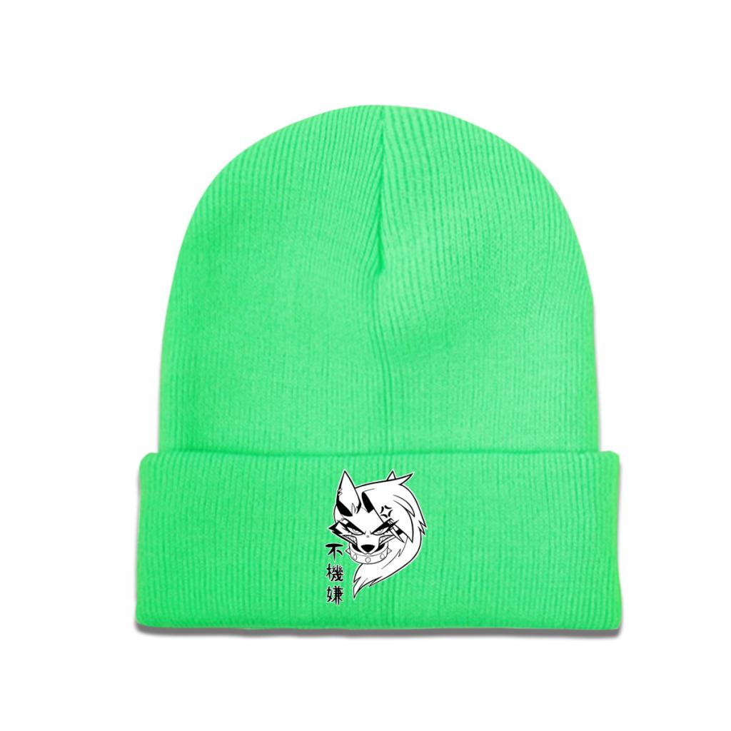 Helluva bossLoona Octavia Comedy Knitted Hat for Women Unisex Beanies Winter Hats Manga Cute Hip Hop Caps
