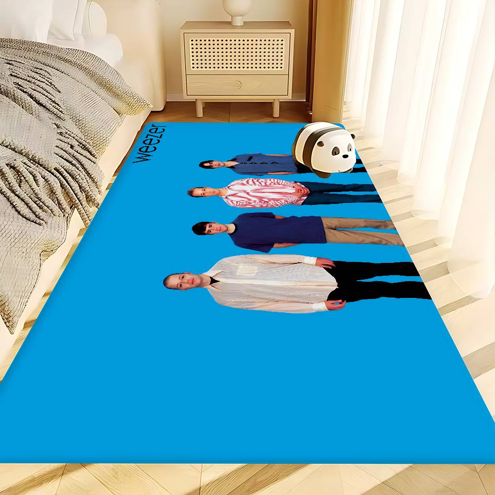Rock Band W-Weezer Kitchen Mat Cheaper Anti-slip Modern Living Room Balcony Printed Modern Home Decor