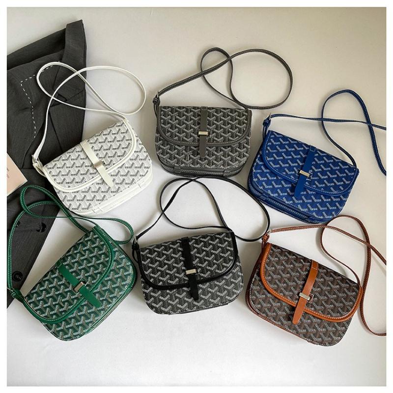1 unidad Bolsos de Mensajero Franceses de Moda de Verano Nuevos Tendencia Estampado para Hombres y Mujeres de Alto Valor Bolso Universal de un Solo Hombro