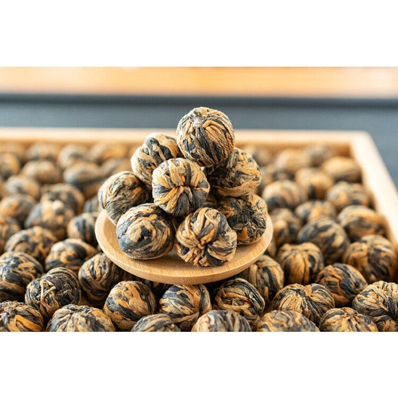500G Fengqing Lavoro Dian Hong Tè Ortensia Drago Perla Oro Palla Tè Nero