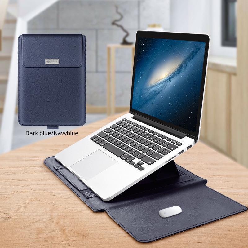 Shockproof Wear-Resistant Laptop Stand & Liner Bag for 14-inch MacBook