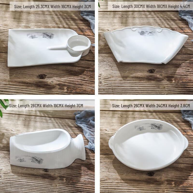 Yuxia Creative Ceramic Dinner Plates