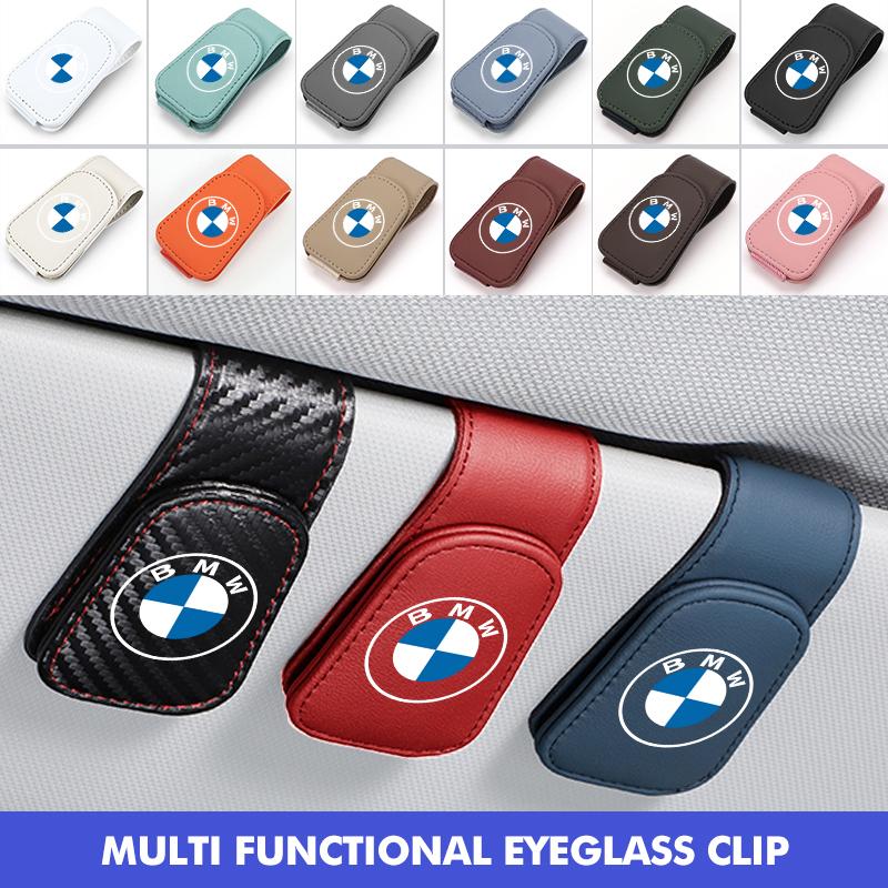 BBJT8 Magnetic Car Glasses Holder Sunshade Platep Card Ticket Clip For BMW G30 G20 M3 M5 E91 E92 E93 E36 E70 X3 X4 X5 X1 E39 F30