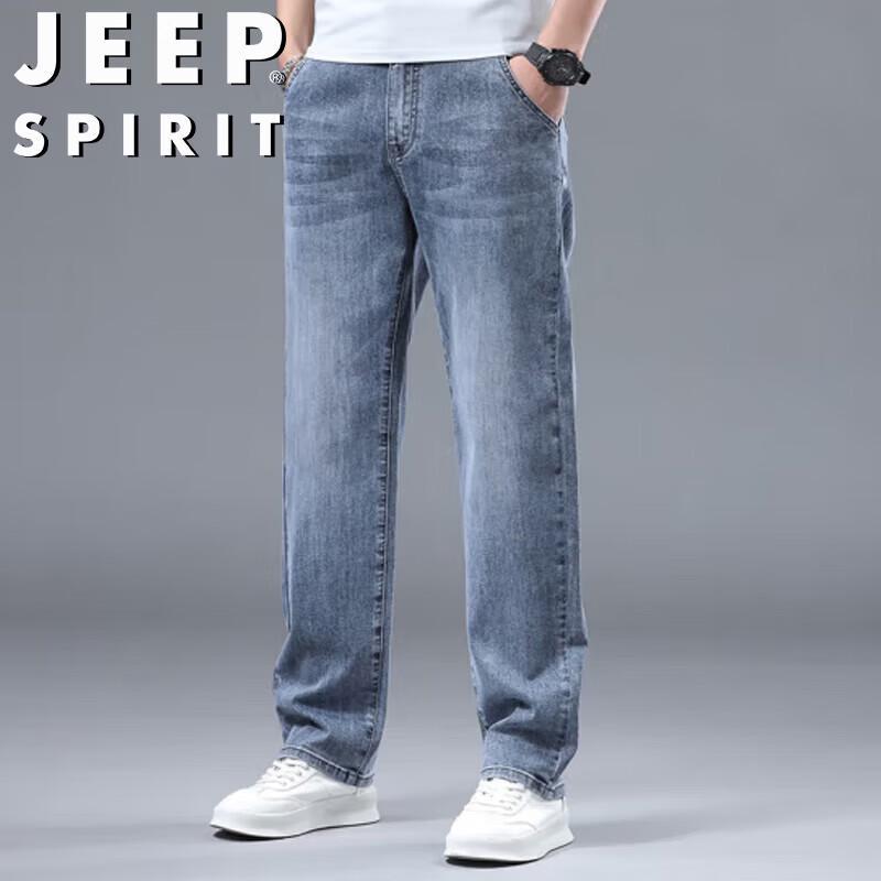 JEEP SPIRIT Men's Relaxed Straight Jeans
