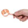 Red Copper Finish Nature Walnut Spoons 10g Capacity Coffee Measuring Scoop  Kitchen Use