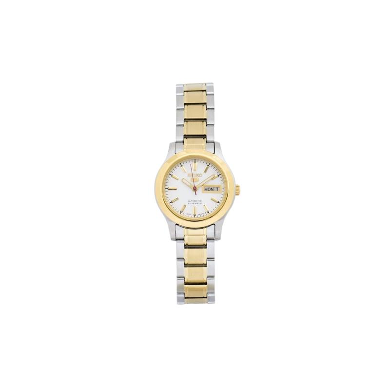 SEIKO 30m waterproof Automatic Steel Strap women s watch white dial SYMD90K1 белый