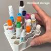 Multi-Grid Tube Storage Rack Desktop Organizer for Cosmetic Ointment Adhesive
