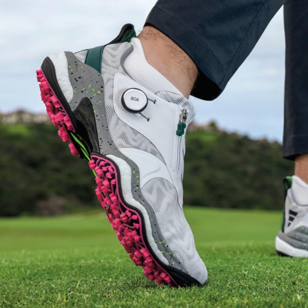 AdidaS Golf AdidaS Men S Golf ShoeS Gray Pink Code chaoS Ig8751