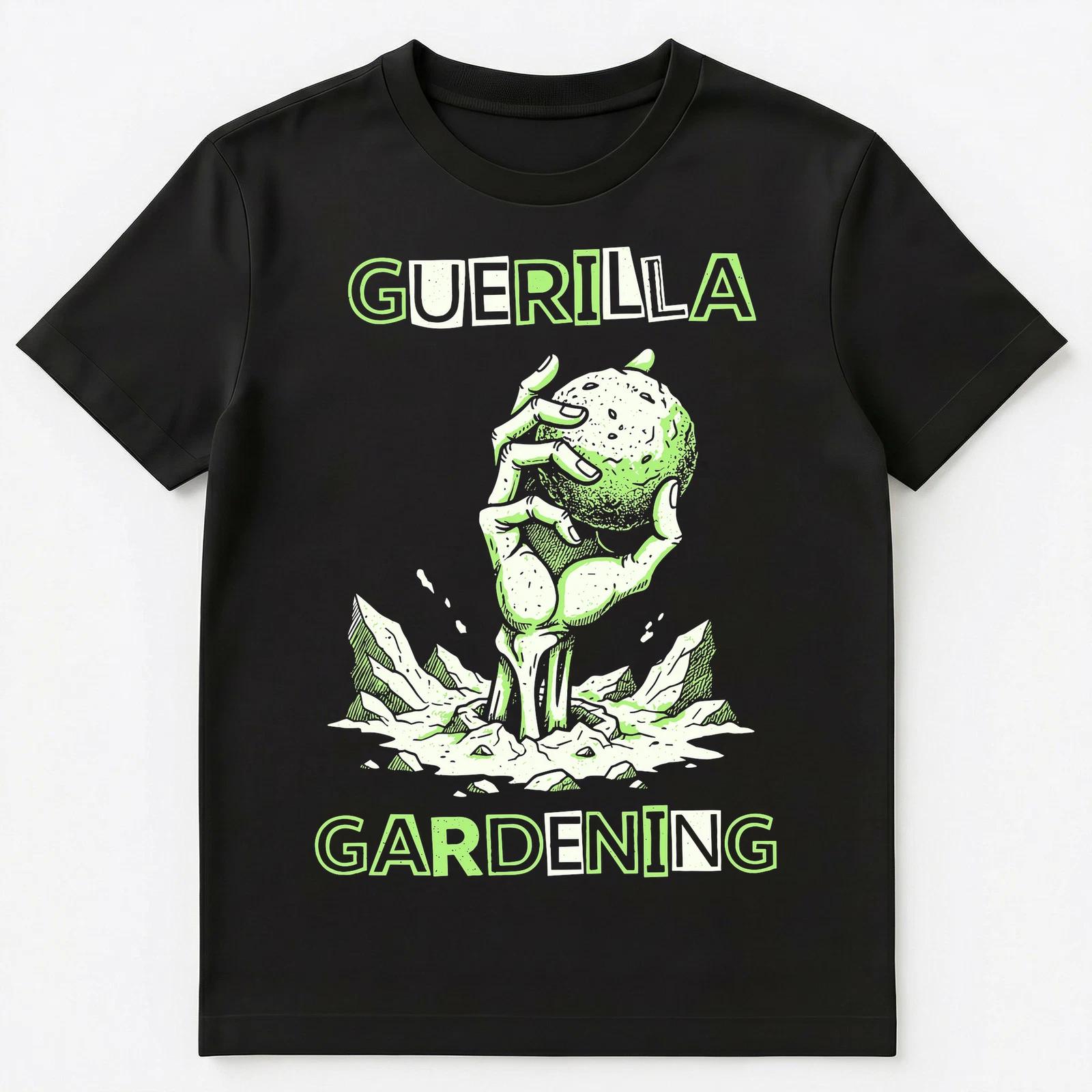

Guerilla Gardener Zombie Hand Seed Bomb Planting Activism Unisex T-Shirt 3XL