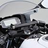 Daytona Motorrad-Klemmbügel, Mehrfach-Lenkerhalter für GSX-R125 (2018-2021), Asche Silber, 16796