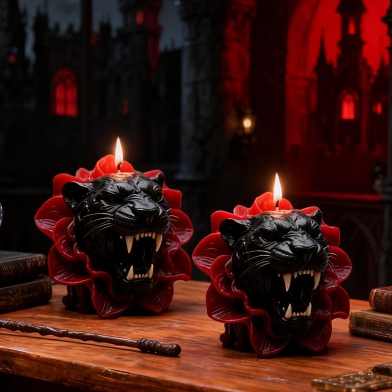 Silikon Kerzenform, Leopard Epoxidharz Gießform für Aromatherapie Kerzen Seifenherstellung Heimkunst Handwerk Dekore