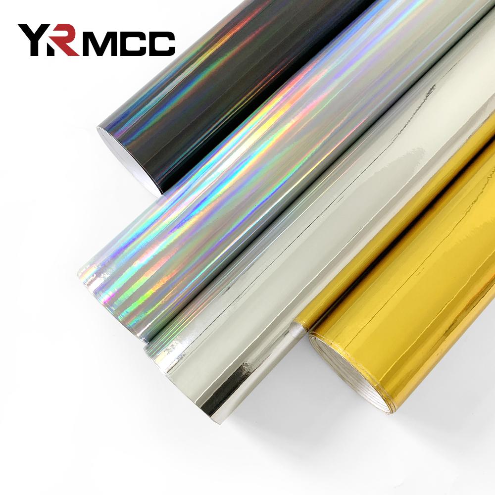 Holographic Chrome Vinyl Plating Car Sticker For Auto Body Decorationand Truck Decoration Auto Decals Air Bubble Free