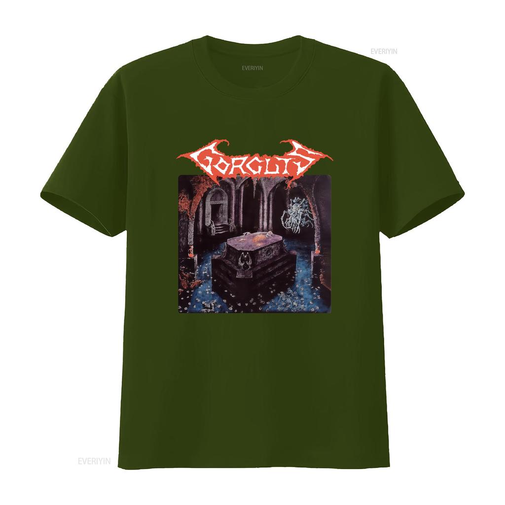 Gorguts Considered Dead T Shirt Heavy Metal Band Art Print Gothic Cemetery Design Premium Quality for Rock Fans Vintage Washed