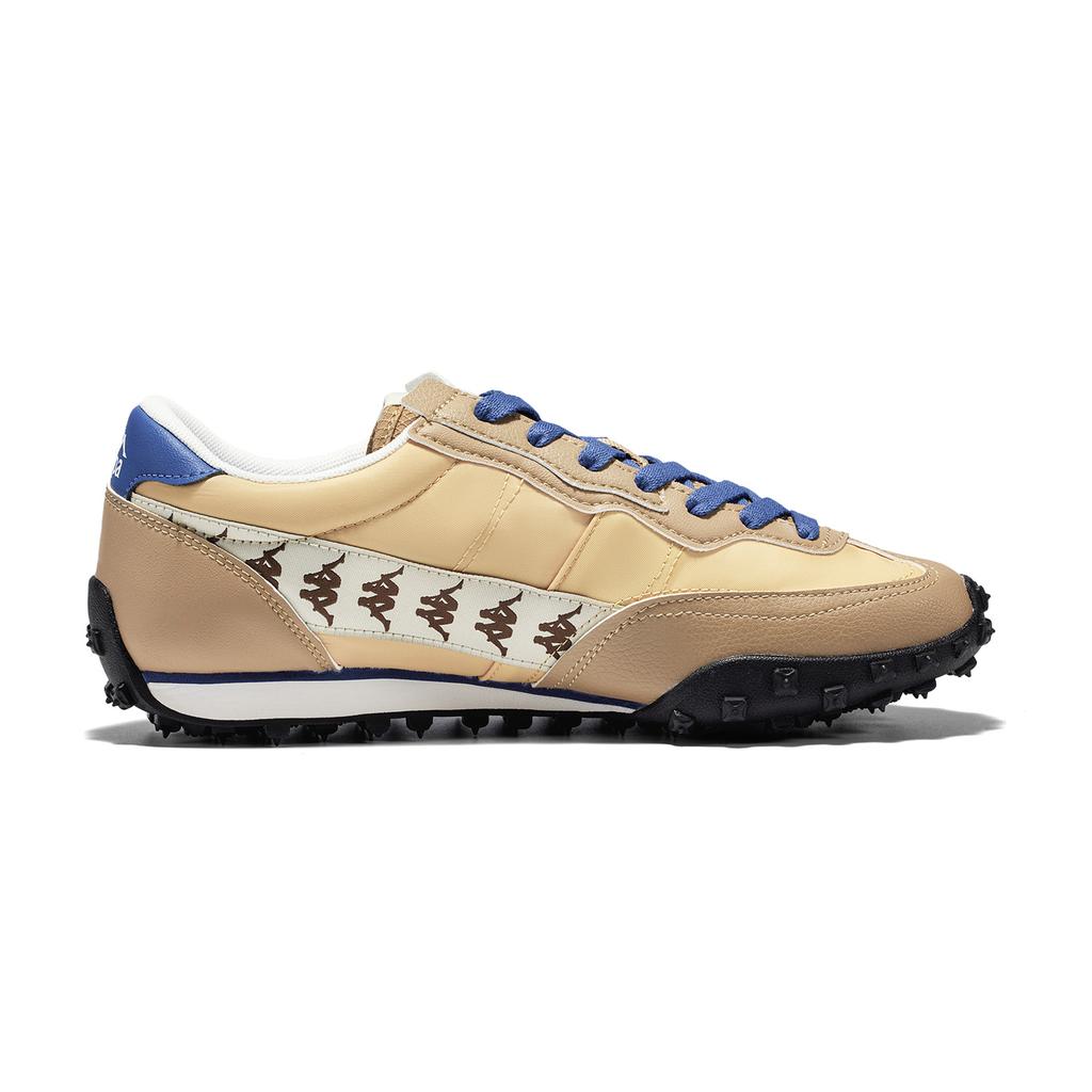 Men's Sneakers Kappa Low top Casual Running Shoes Unisex Brown Blue