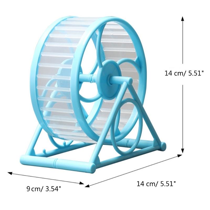 Rueda de Ejercicio para Hámster con Soporte Suministros para Jugar Juguete para Jaula Jerbos Hámster Correr Trotar Juguete